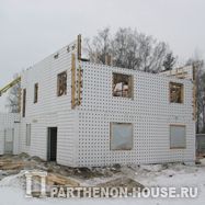 Бетонирование стен - технология строительства несъемной опалубки